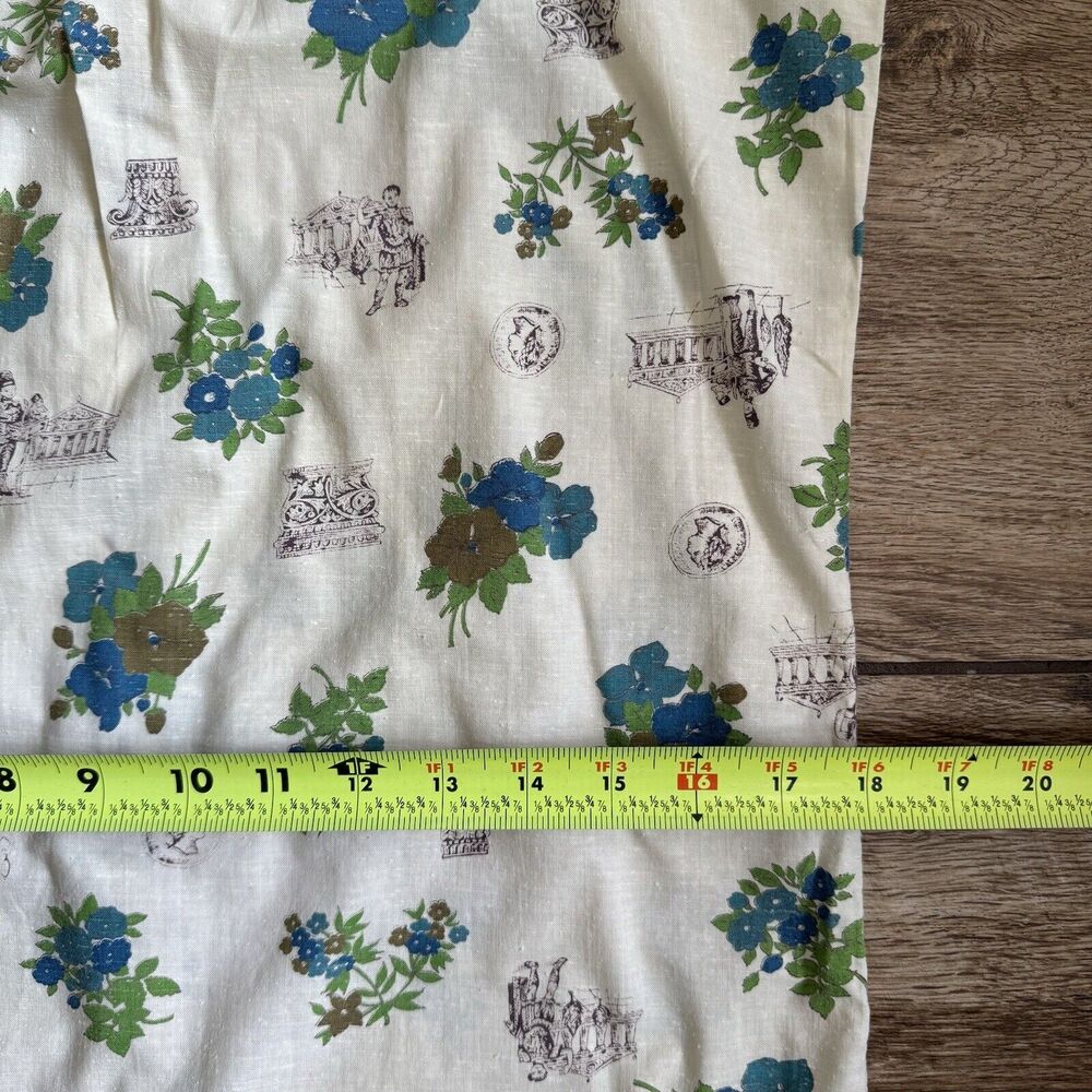 Vintage Floral Print Sleeveless Dress Size 7/8 - Picture 13 of 15